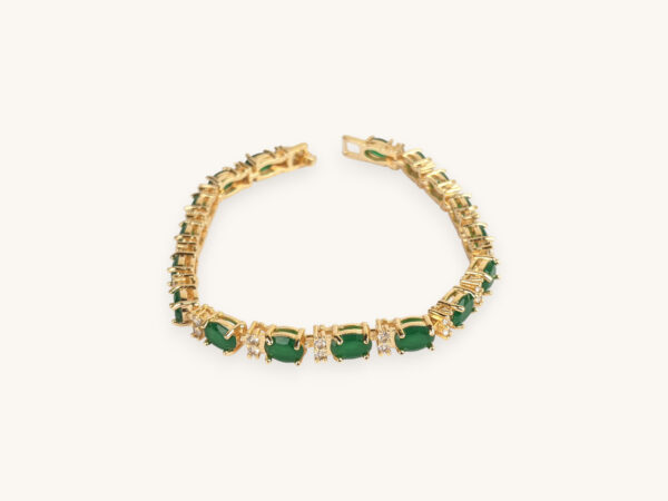Green Stone Bracelet - Image 2