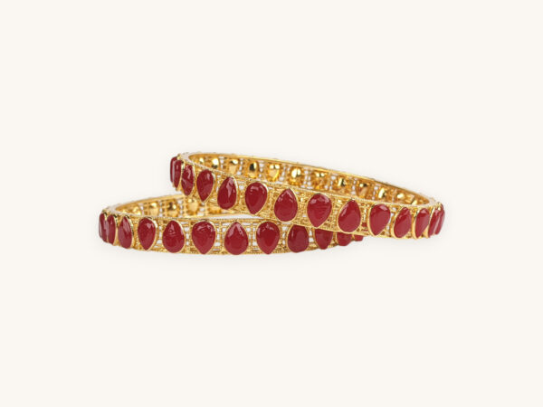 Golden Bangles Red (Karay) (2.8)