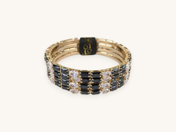 Golden Bangles Black Stone(Karay) (2.6) - Image 2