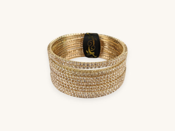 Golden Bangles Small Stone(Karay) (2.6) - Image 2