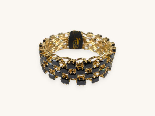 Golden Bangles Black Stone(Karay) (2.6) - Image 2