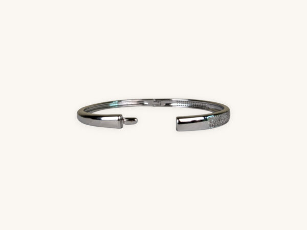 Silver Bangle Small Stones(Karay) (2.6) - Image 3