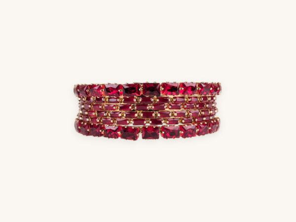 Golden Bangles Red Stone(Karay) (2.6)