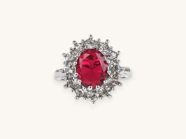 Red Crystal Wedding Ring for Women Zirconia (18)