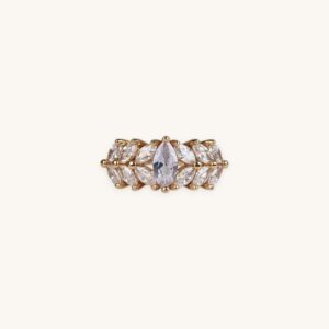 Marquise Golden Ring (Free Size)