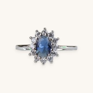 Blue Crystal Wedding Ring for Women Zirconia (18)