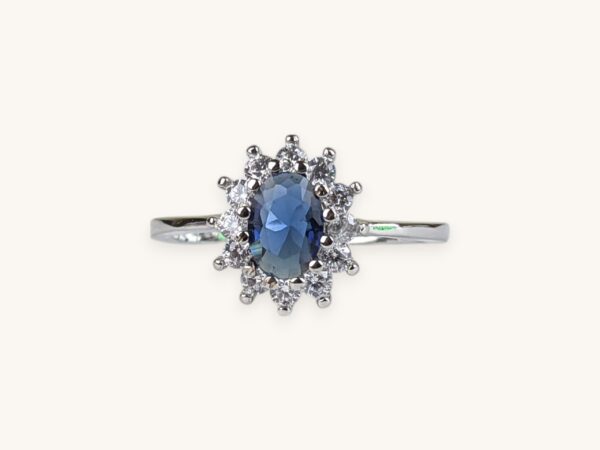 Blue Crystal Wedding Ring for Women Zirconia (18)