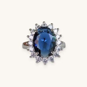 Cellacity Oval Sapphire Rings for Women Silver 925 Fine Jewelry (18)