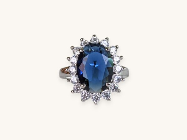 Cellacity Oval Sapphire Rings for Women Silver 925 Fine Jewelry (18)