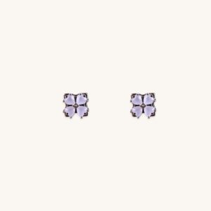 Silver Floral Earrings