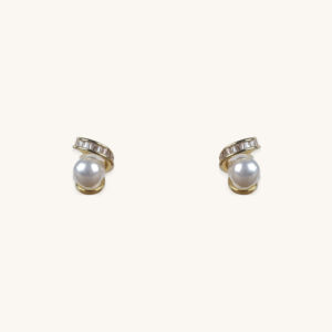 Luxury Golden Round Earrings