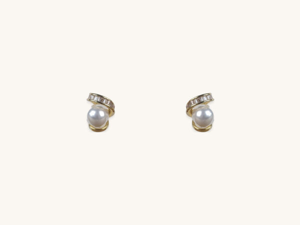 Luxury Golden Round Earrings
