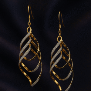 Luxury Tassel Earrings Trendy Frosted