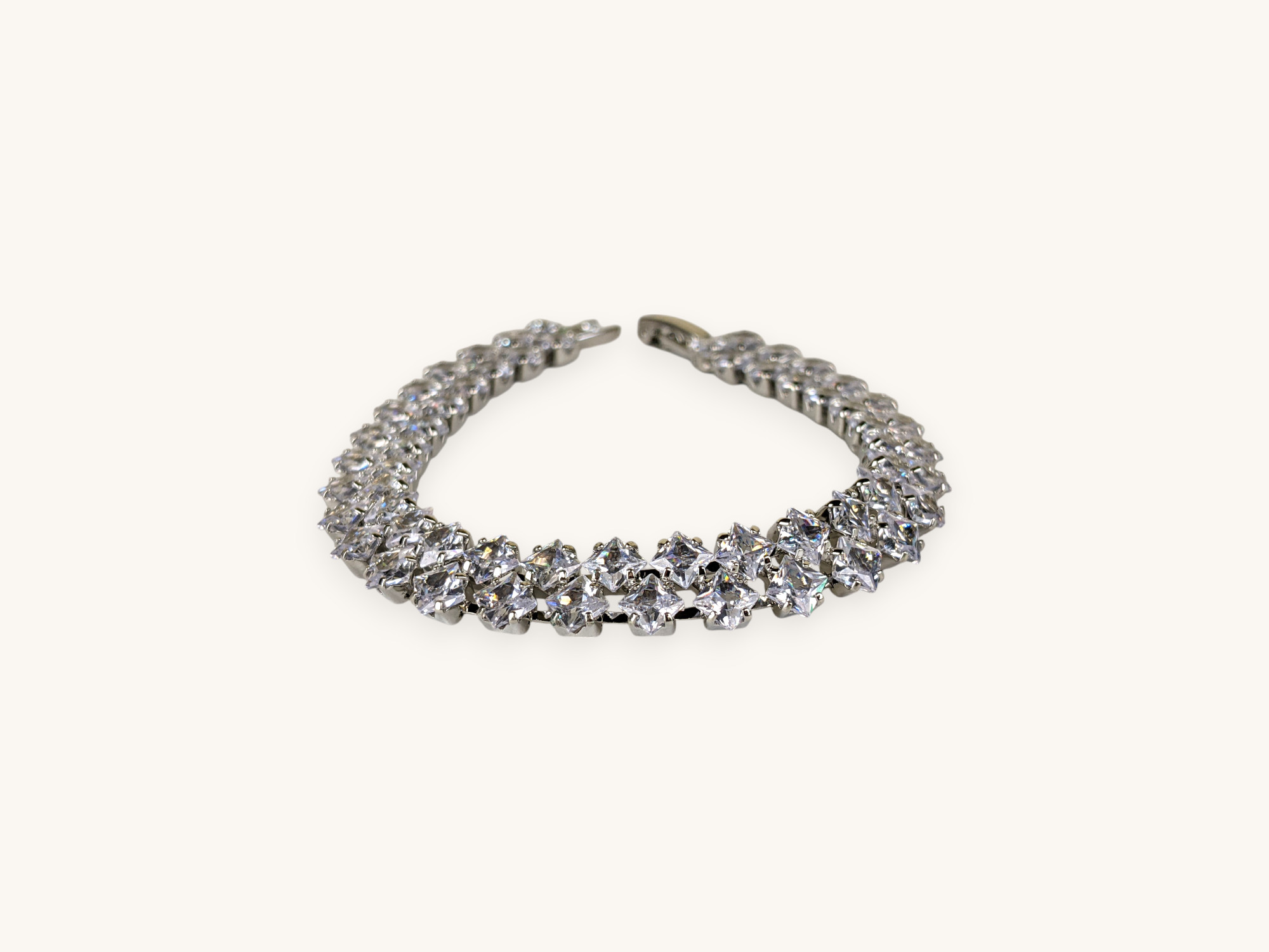 Silver Crystal Bracelet