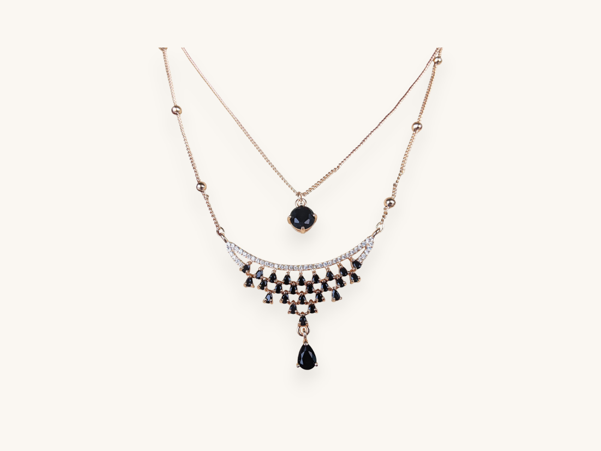 Golden Black Necklace