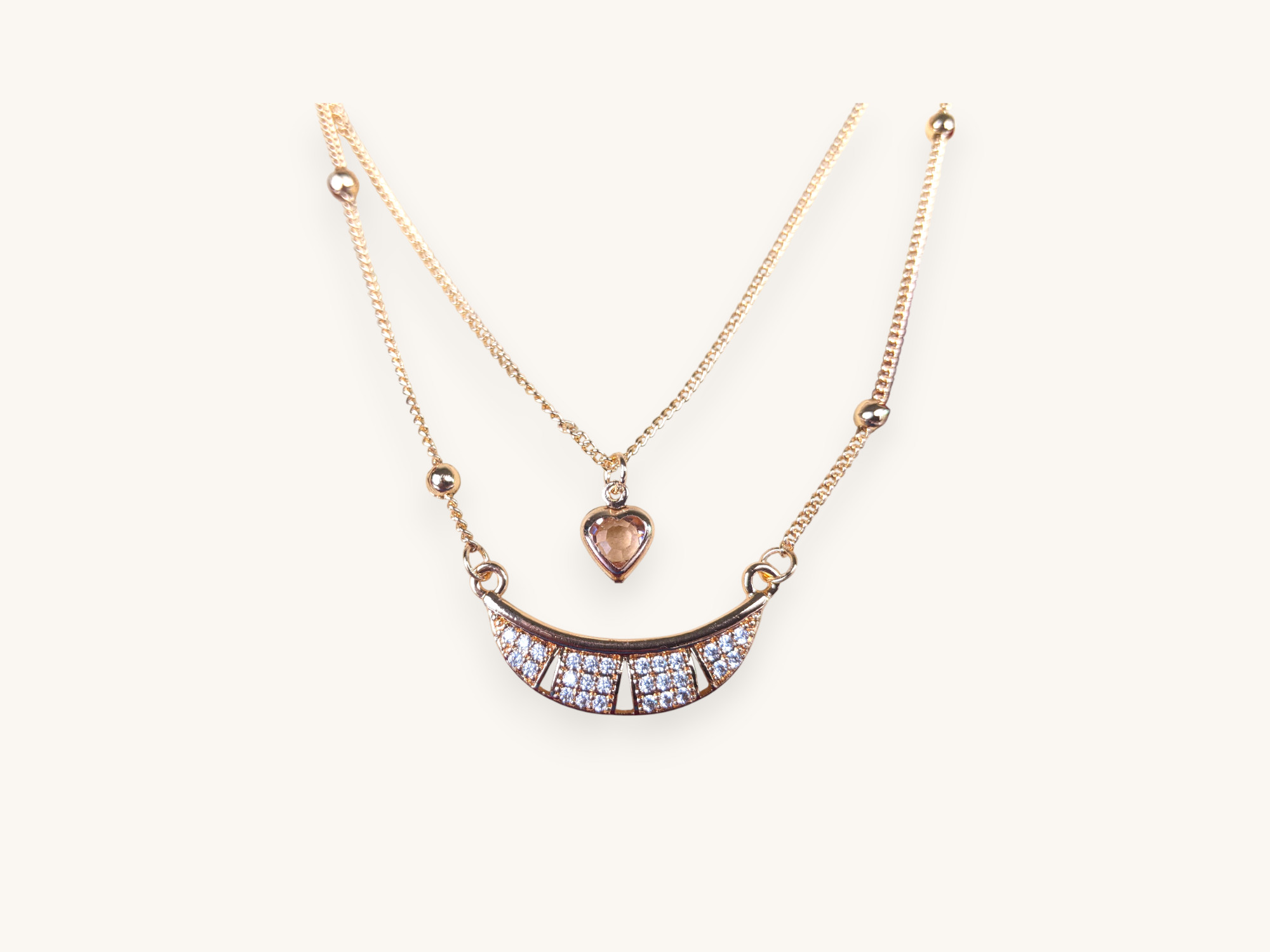 Golden Small Heart Necklace