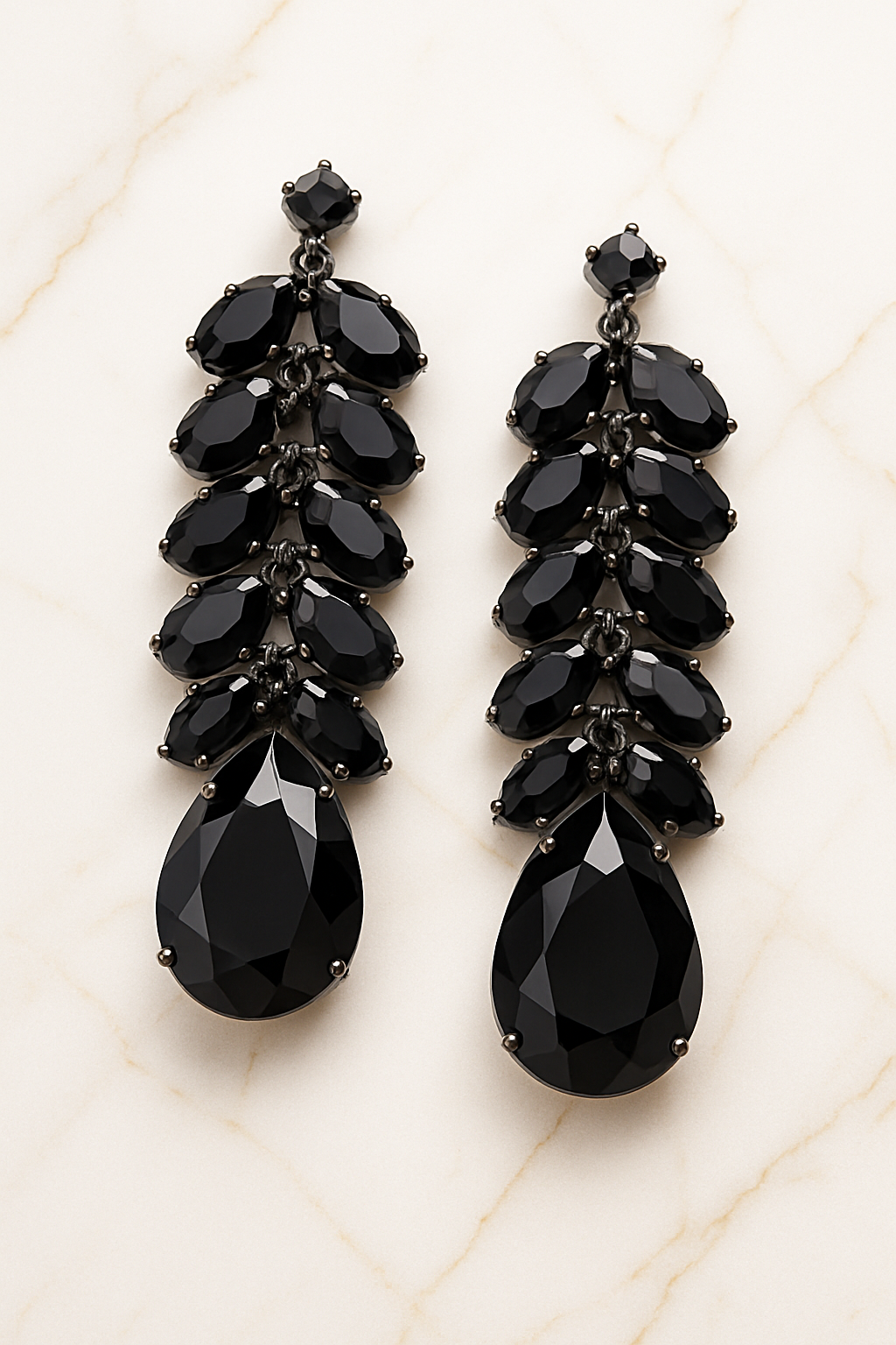 Cluster Drop Earrings