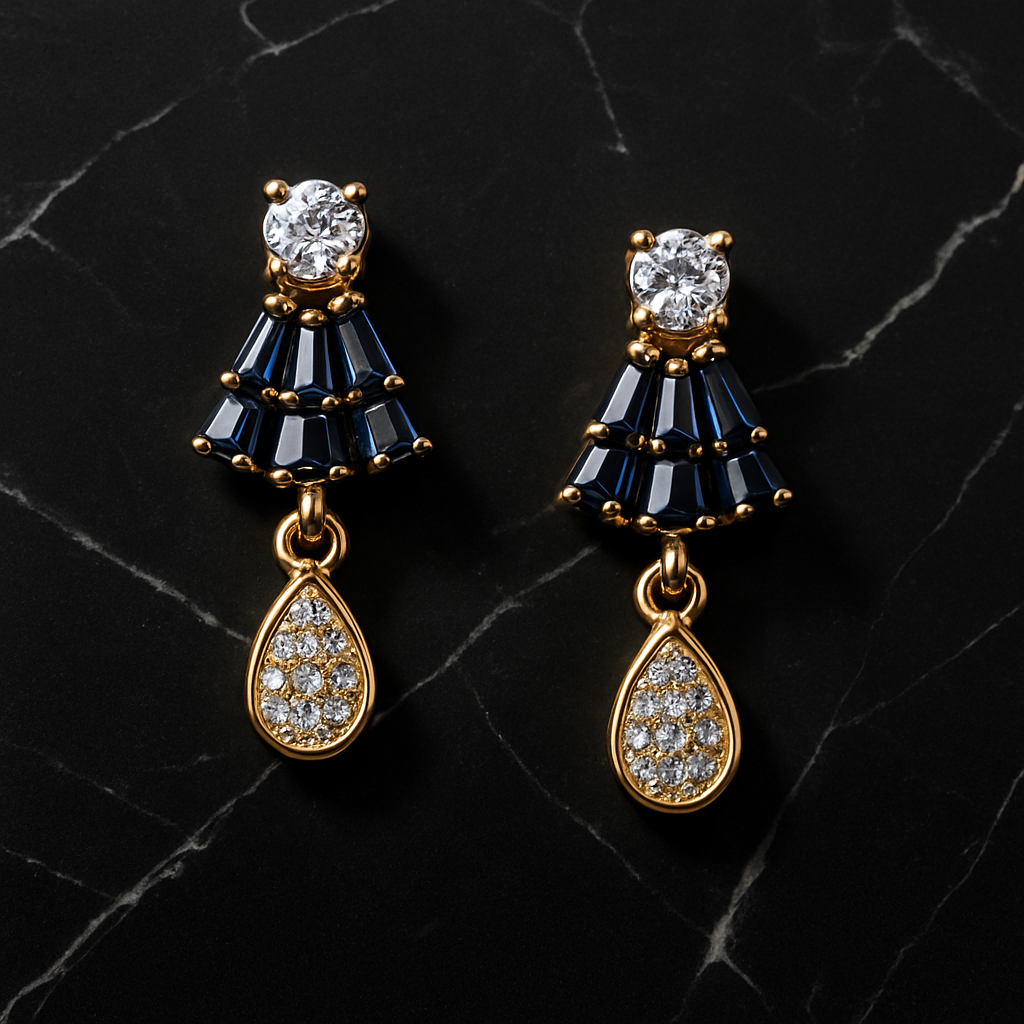 Golden Earrings Black