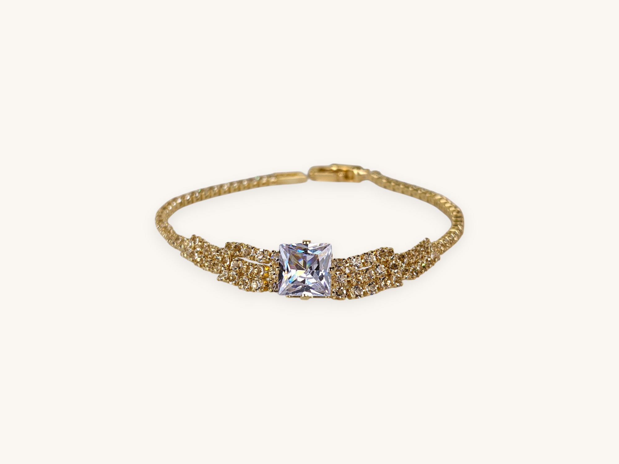 Golden Diamond Bracelet