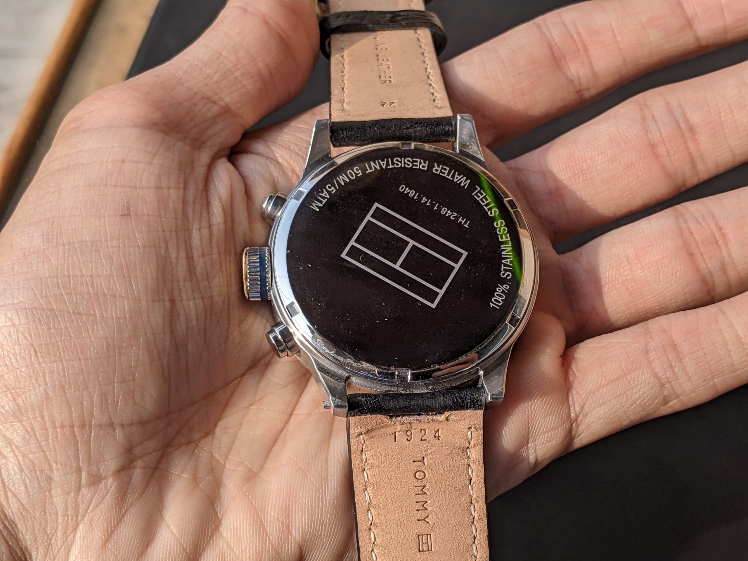 Tommy Hilfiger Cosmo Graph Leather Strap Men's Watch - Image 5