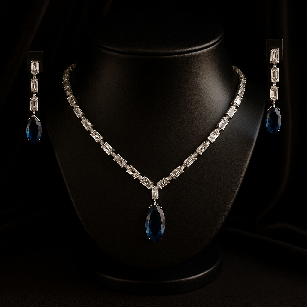 Opal Wedding Jewelry Drop Necklace