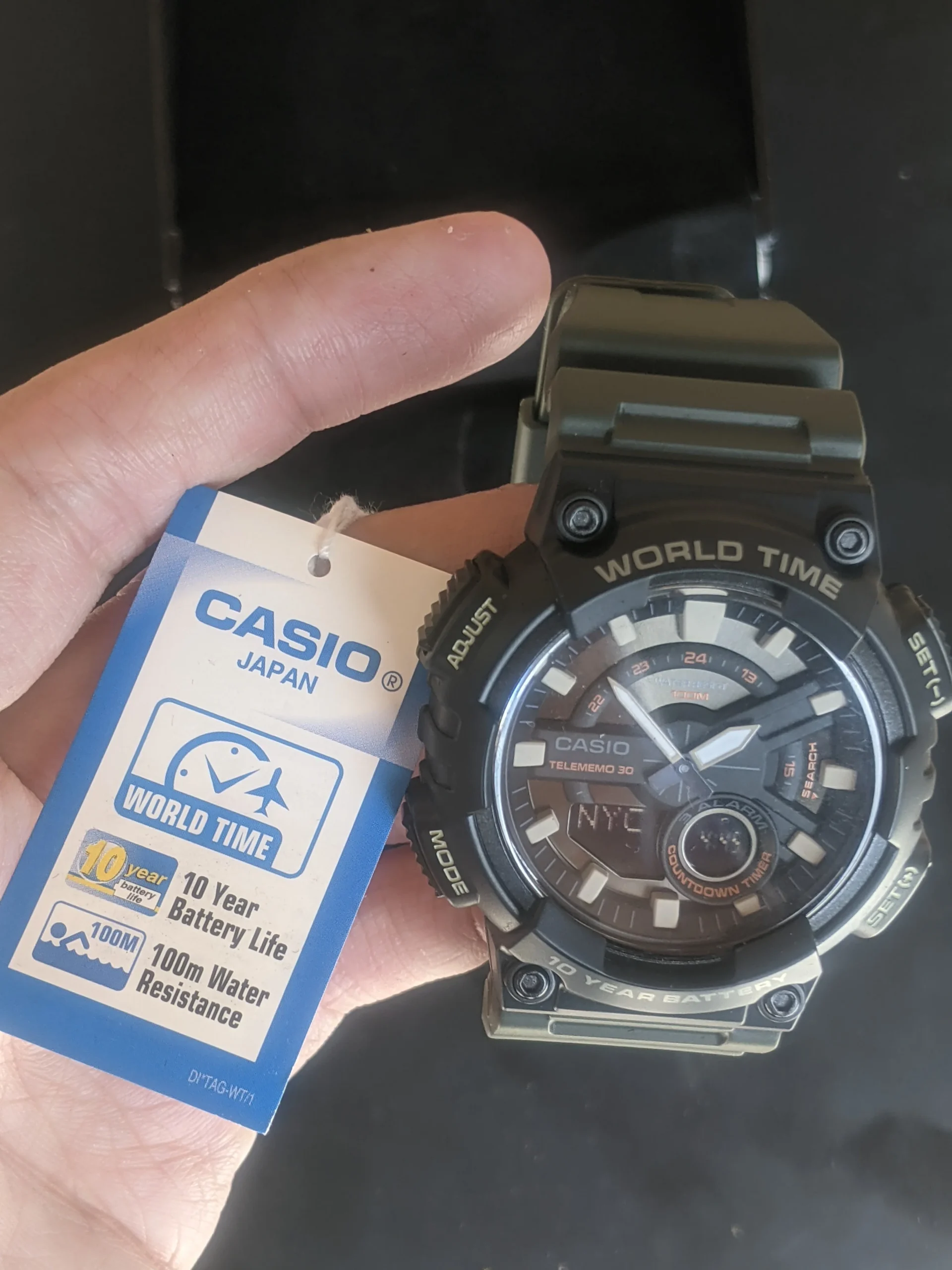 Casio AEQ-110W ‘Black’ (Brand New) - Image 4