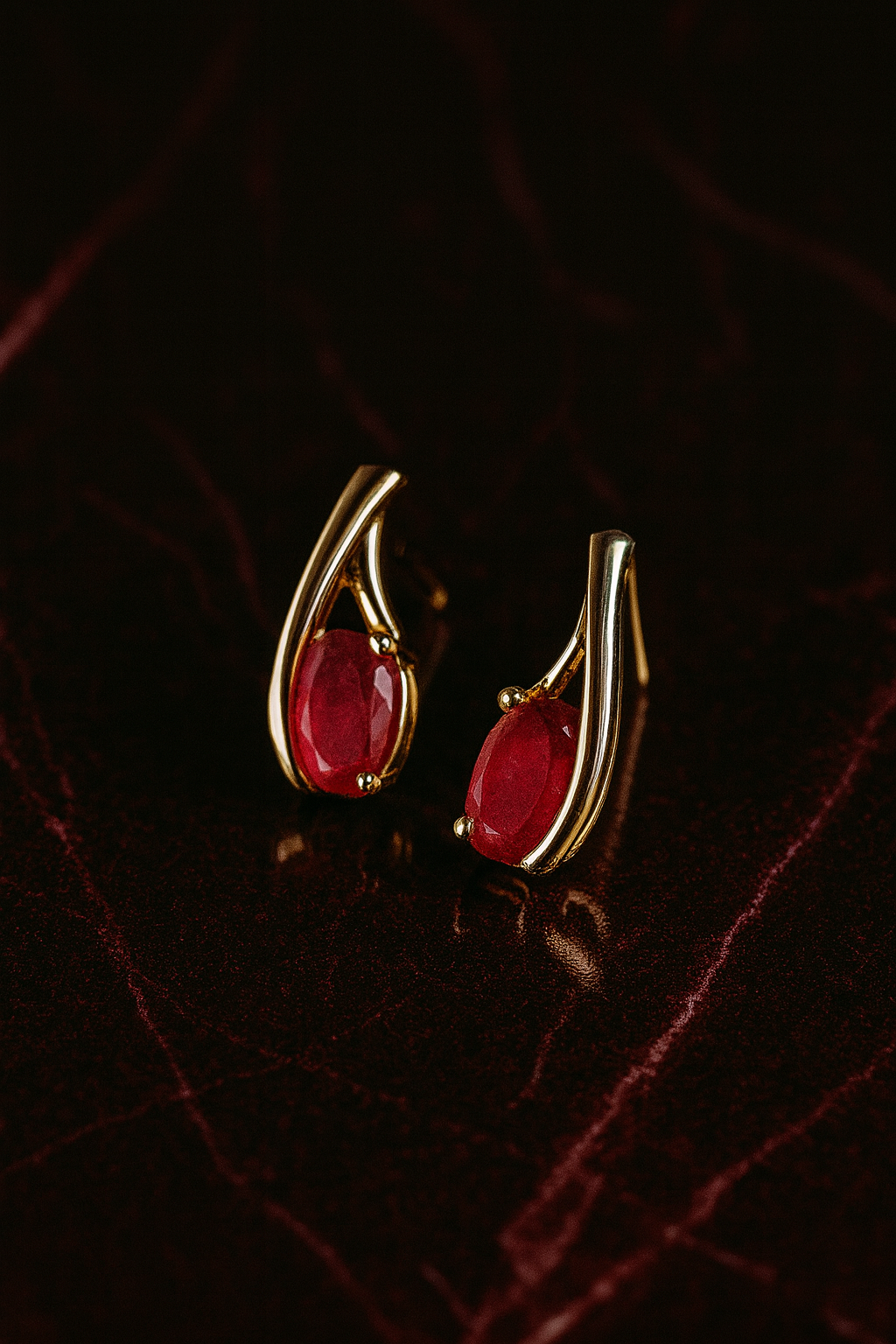 Golden Drop Earrings
