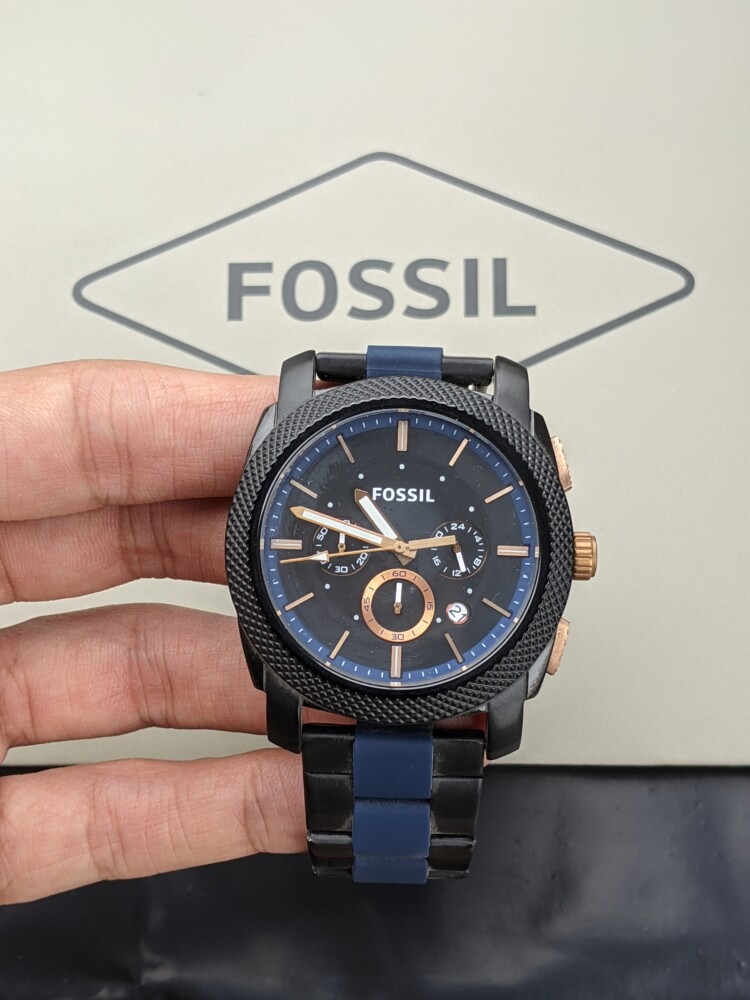 Fossil Machine Two-Tone Stainless Steel Watch - FS5164